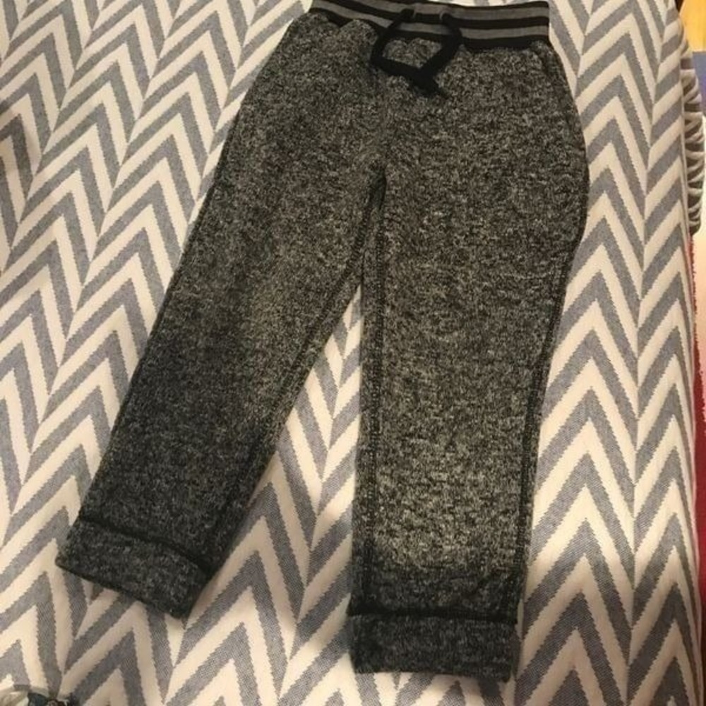 Gap Thick Pants Black Grey Size 4-5